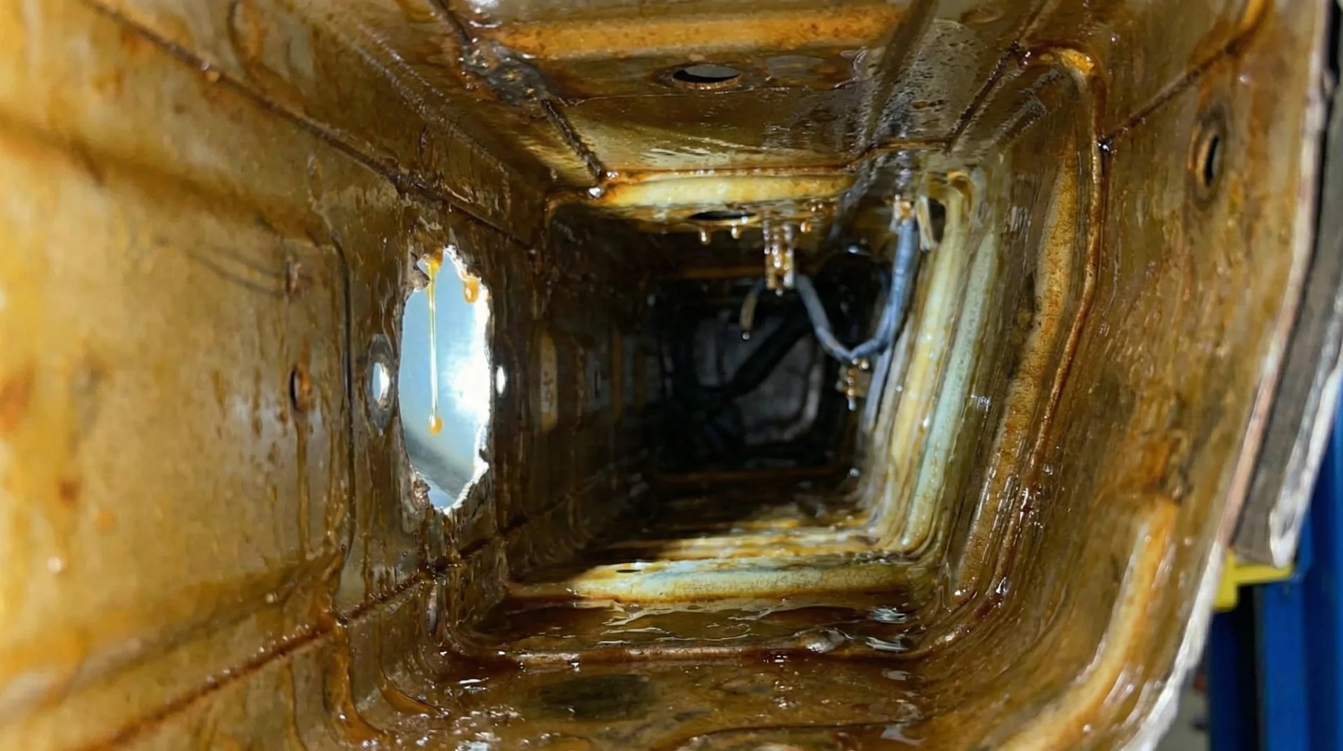 После проливки