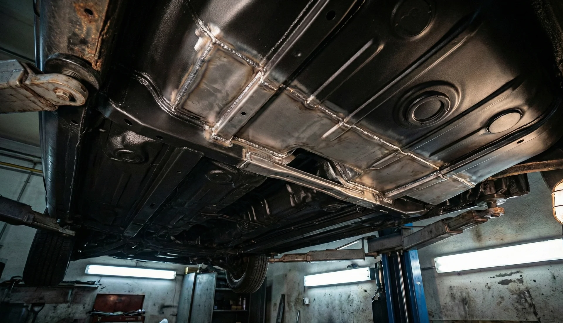 После ремонта днища