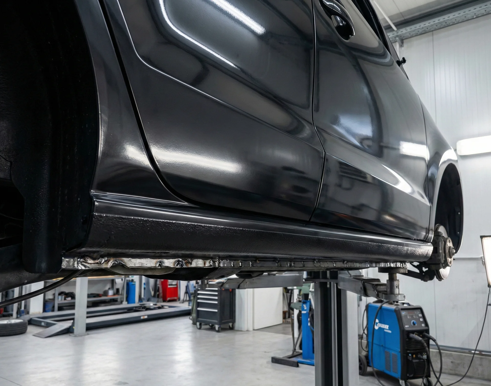 После замены порогов